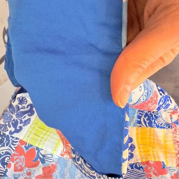 Lilly Pulitzer Patchwork Blanket or Tablecloth - Picture 4 of 11